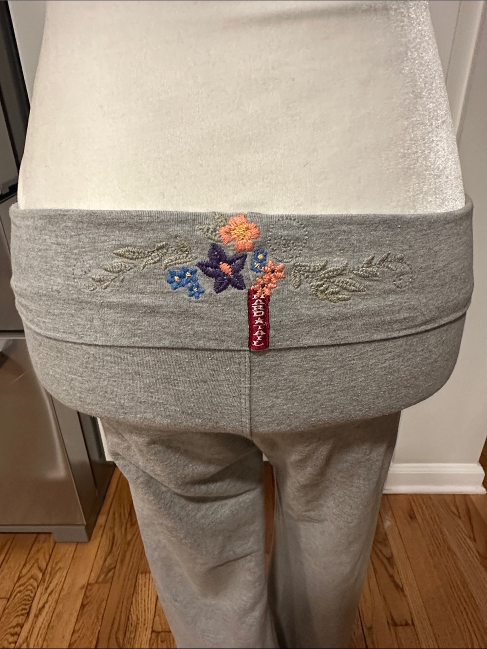 Vintage Hard Tail Fold Over Bootcut Leggings
